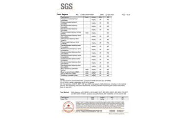 环保测试报告 ROHS+卤素 CANEC25009106001