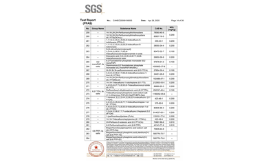 环保测试报告 PFAS CANEC25009106005