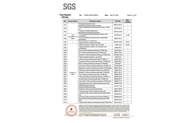 环保测试报告 PFAS CANEC25009106005