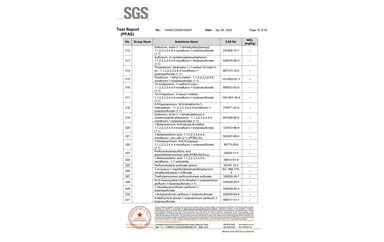 环保测试报告 PFAS CANEC25009106007