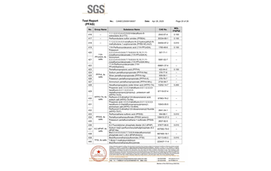 环保测试报告 PFAS CANEC25009106007