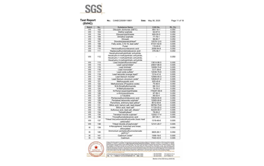 环保测试报告 SVHC CANEC25009119801