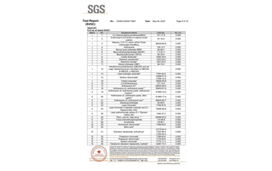 环保测试报告 SVHC CANEC25009119801