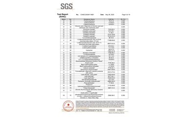 环保测试报告 SVHC CANEC25009119801